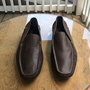 Calvin Klein dark brown loafers